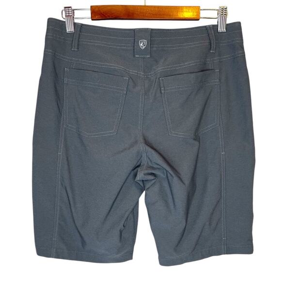 KUHL Hiking Cargo Shorts 10" Inseam in Gray Women's Size 10 - Picture 2 of 16